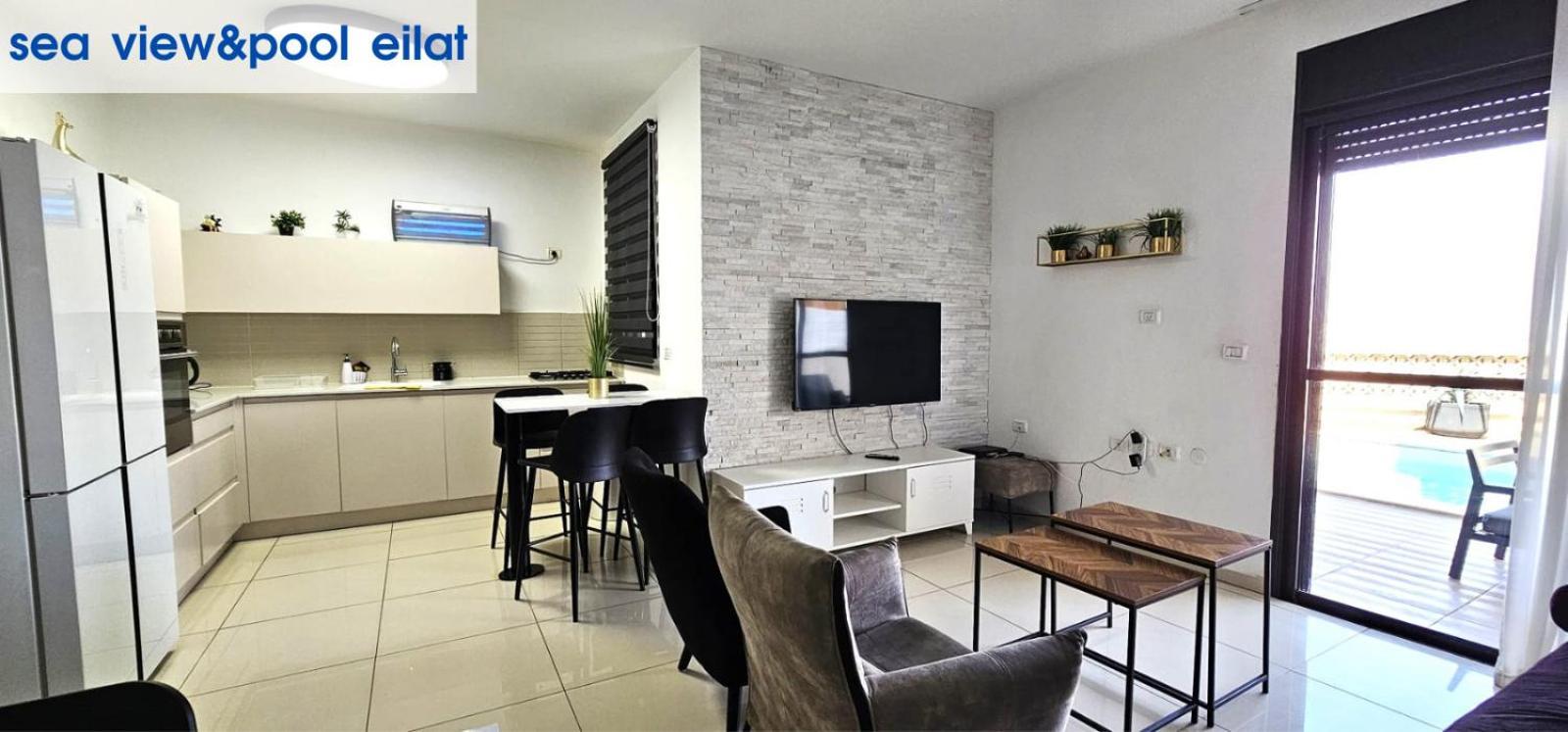 Sea View & Pool Eilat Apartment Ngoại thất bức ảnh
