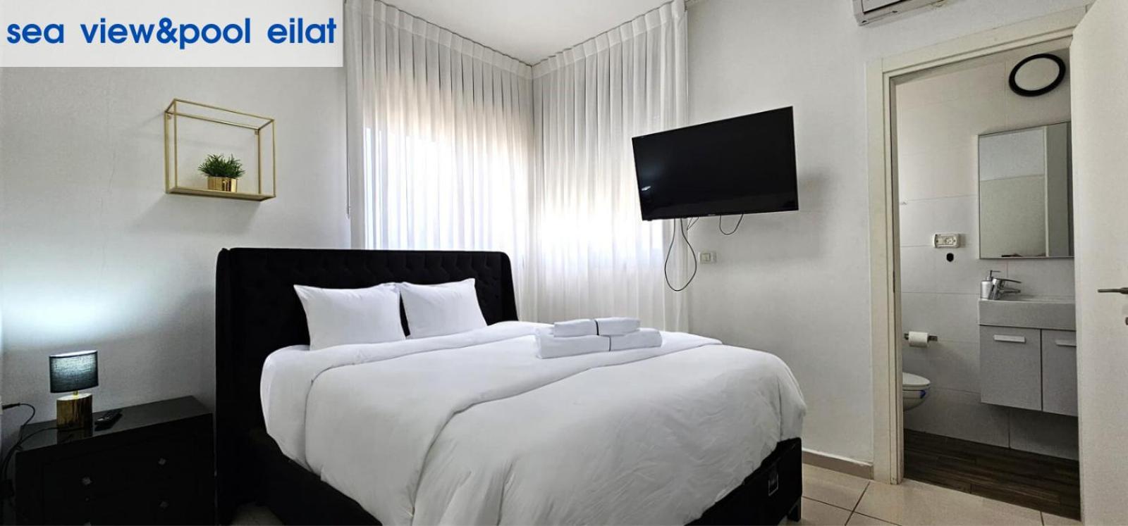 Sea View & Pool Eilat Apartment Ngoại thất bức ảnh