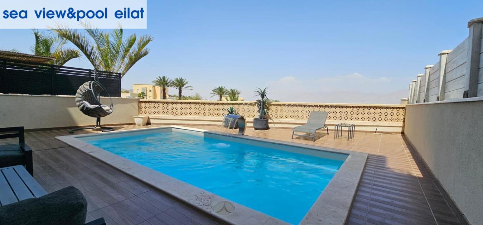 Sea View & Pool Eilat Apartment Ngoại thất bức ảnh