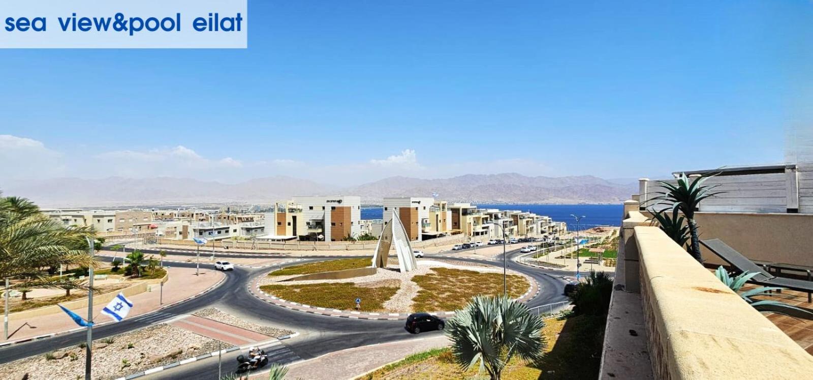 Sea View & Pool Eilat Apartment Ngoại thất bức ảnh